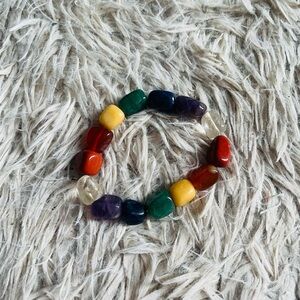 Colorful Gemstone Beaded Bracelet